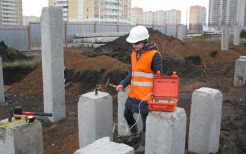 Обследование свай, свайного поля