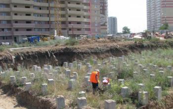 Обследование свай, свайного поля