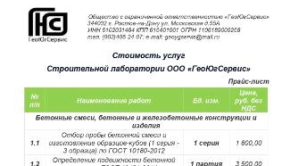 Стоимость исследований